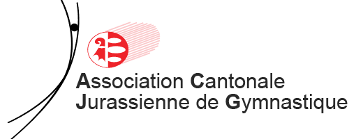 Le logo de l'Association Cantonale Jurassienne de Gymnastique