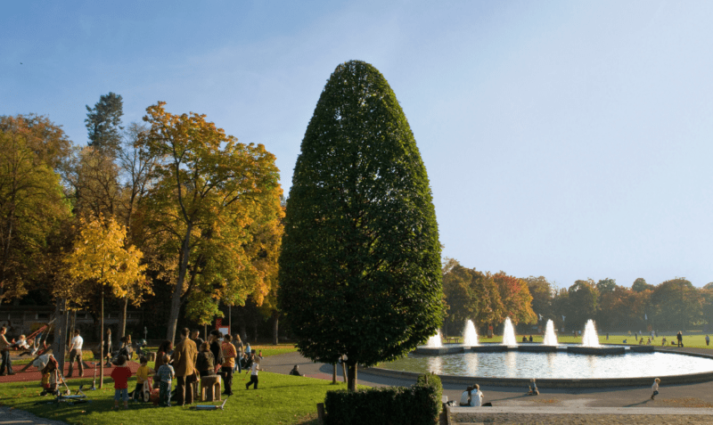 Une image du Parc de Milan à Lausanne pour illustrer le lancement du Fonds durabilité